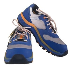 Title: CAT Women's Composite Toe Work Shoes Size 9 Blue Orange Non-Metallic NWOB